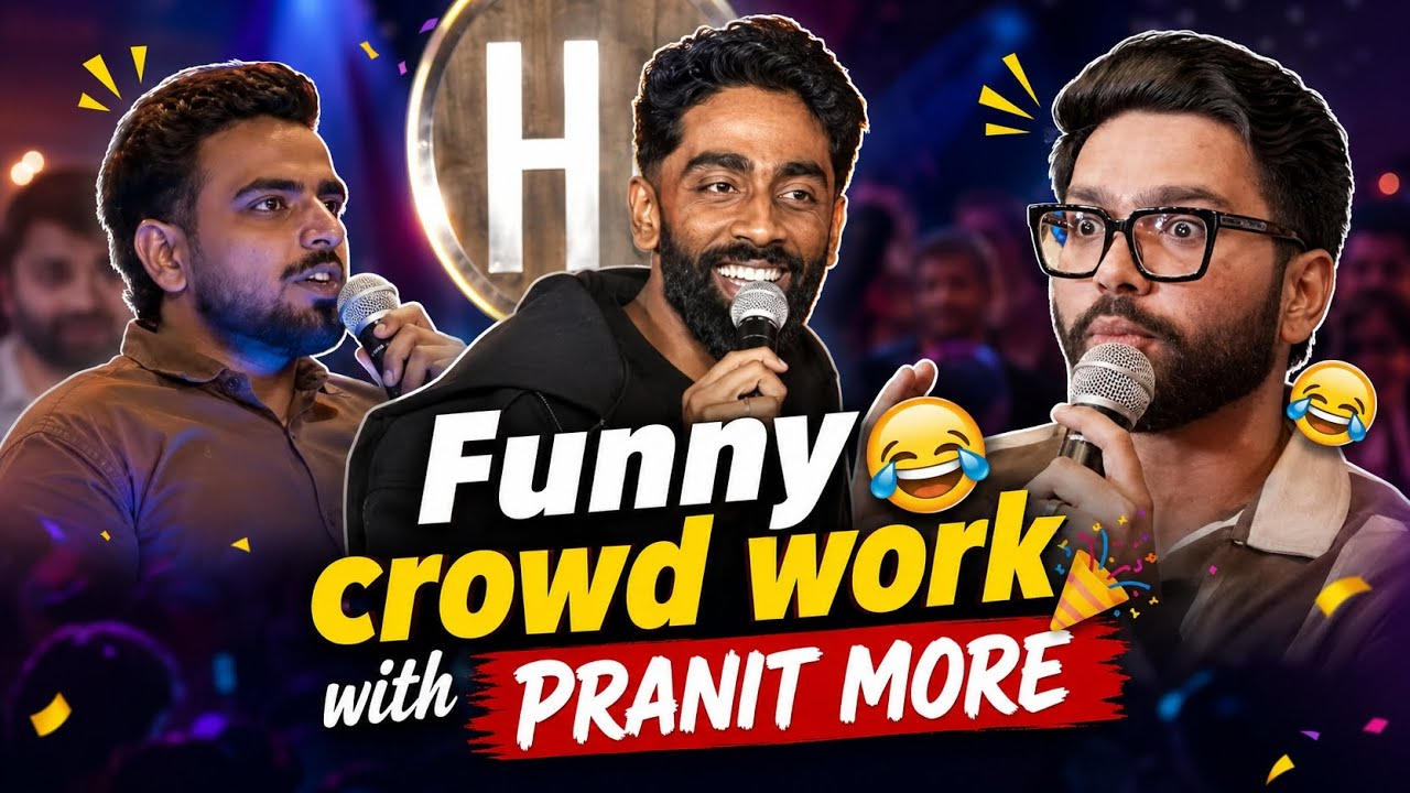 🎤 Pranit More's Funniest Crowd Work Moments 😂🔥 #PranitMore #CrowdWork #StandUpComedy #FunnyMoments