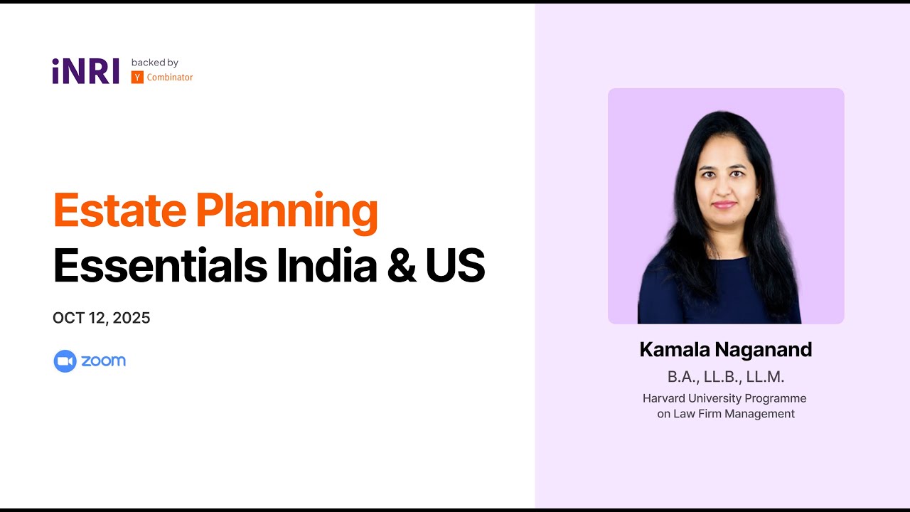 Estate Planning Essentials for NRIs | How to Protect Your Global Assets