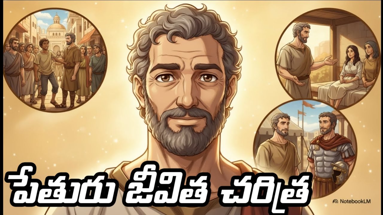 పేతురు జీవిత చరిత్ర తెలుగు లో ఏసుక్రీస్తు శిష్యులలో  ఒకగొప్ప హతసాక్షి  నిలిచిన పేతురు చరిత్ర#bible  