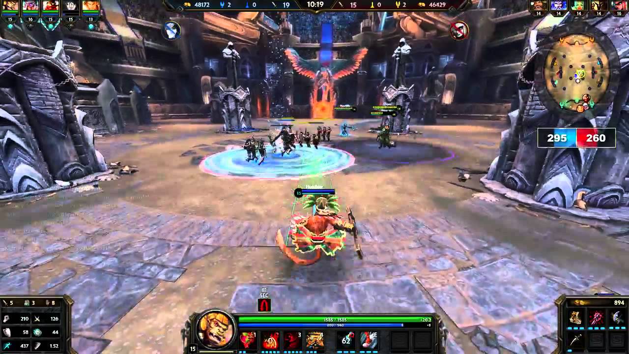 Smite-Hun Batz Arena Gameplay