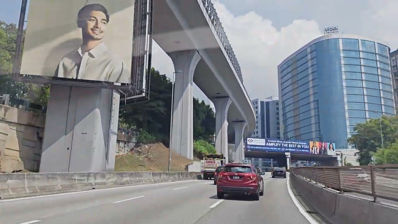 Kuala Lumpur Today - Driving From Bulatan Kampung Pandan To Bukit Damansara