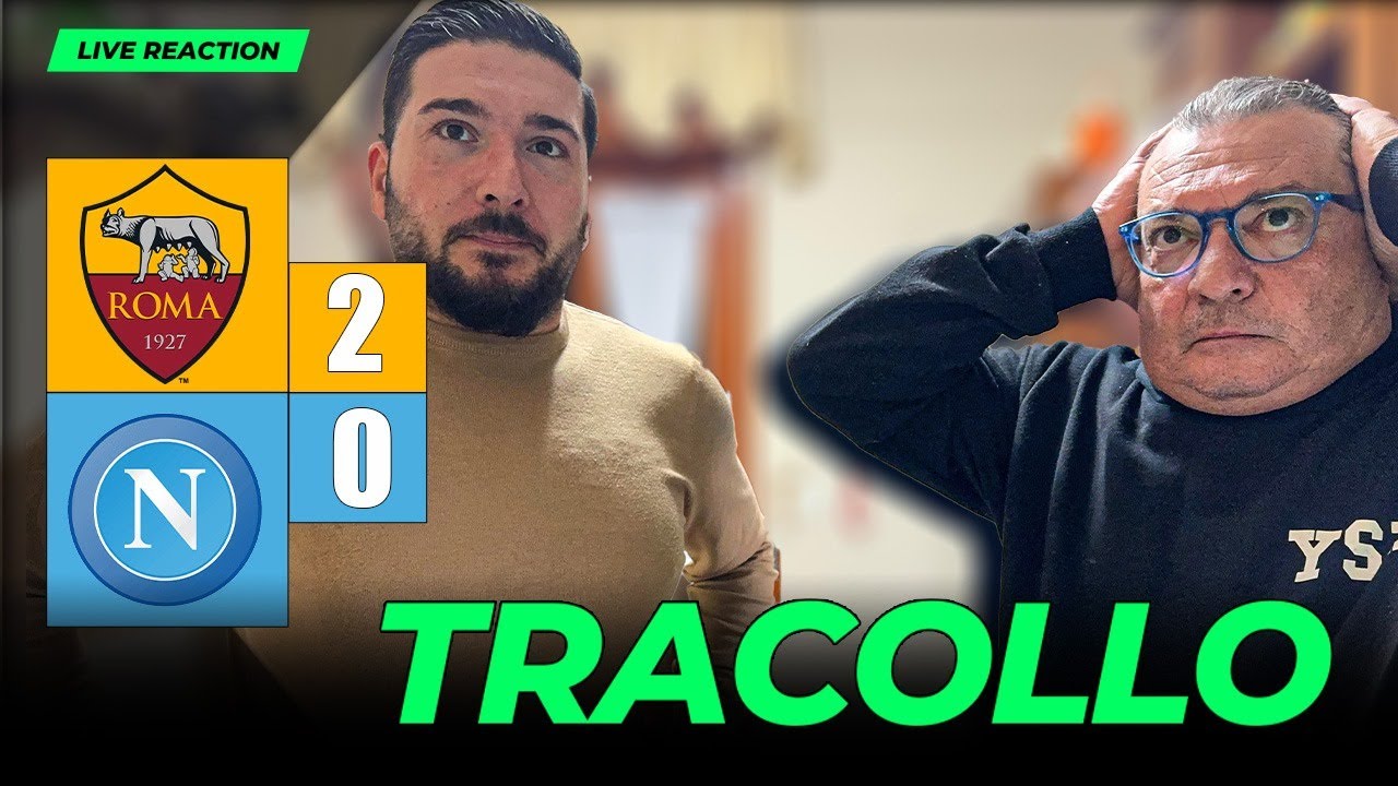 DISASTRO TOTALE‼️ROMA-NAPOLI 2-0 SIAMO FINITI…