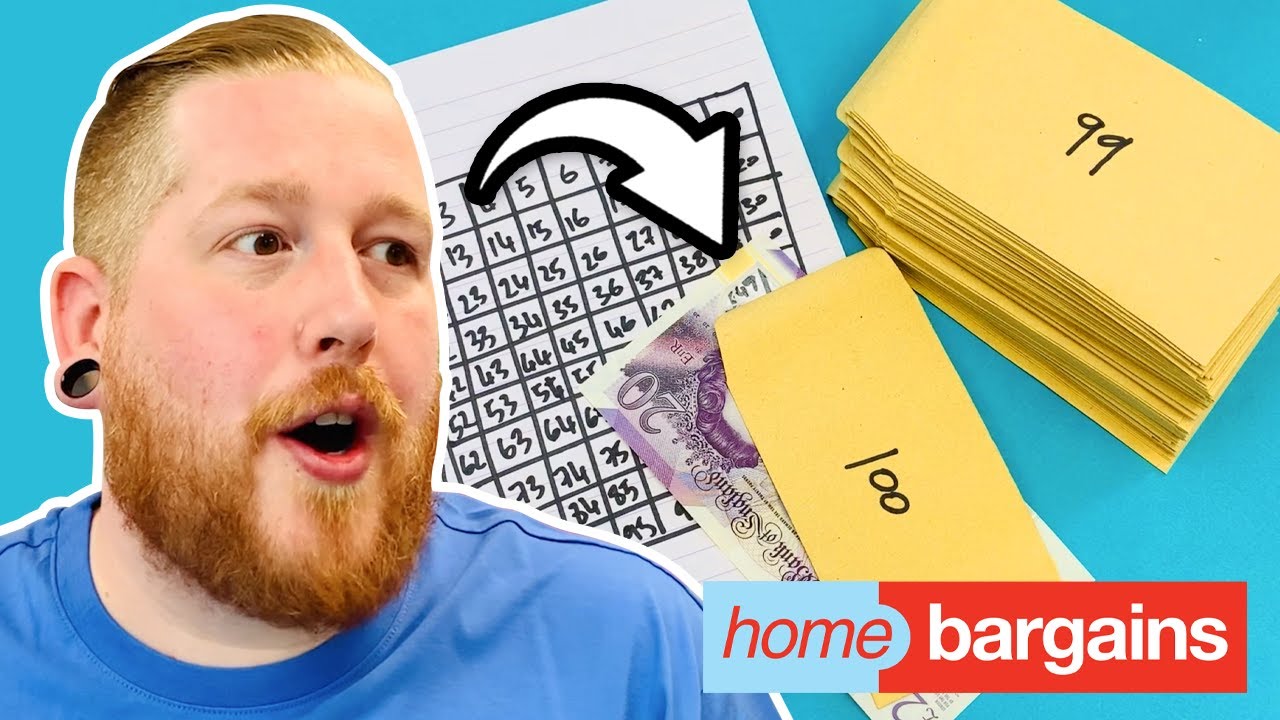 100 Envelope Challenge for CHEAP from Home Bargains!