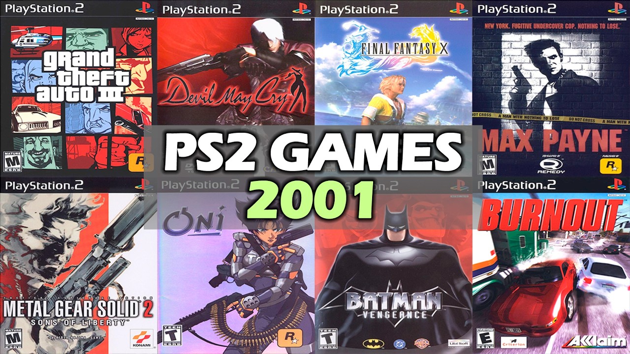 TOP 40 BEST PS2 GAMES RELEASED IN 2001