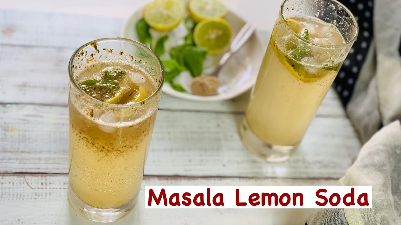How to make Masala Lemon Soda | Homemade Masala for lemonade | Masala Nimbu Soda | summer cooler