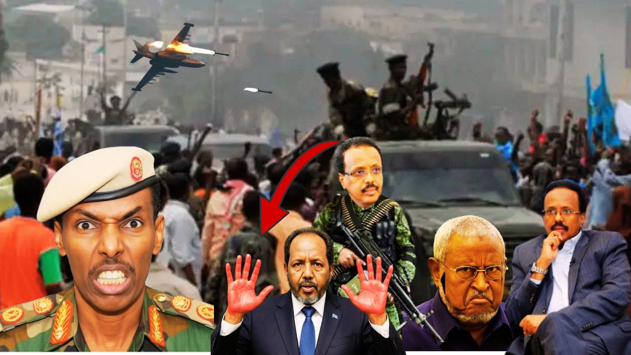 DEG DEG Farmaajo oo Gen Odawaa Amray in uu Cagafta Xasan Sh joojiyo. Askarta Rasaasta la dhacaya