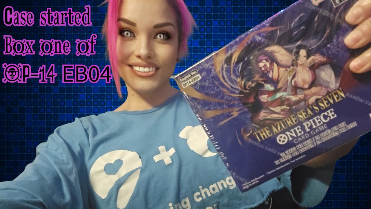 EP 46 OP14 EB04 Case B1 #Onepiece #onepiecetcg #tcg #bandi #girl #gamergirl #unboxing #OP14 #EB04