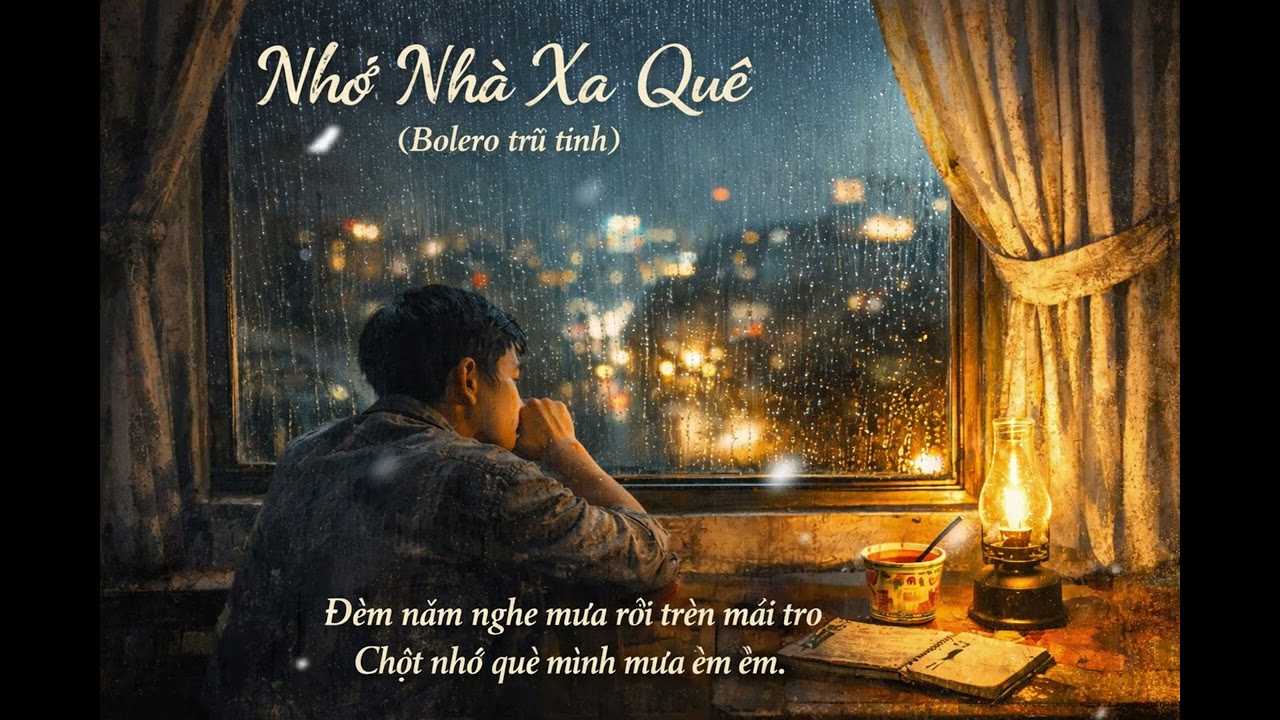 NHỚ NHÀ XA QUÊ – Bolero Trữ Tình