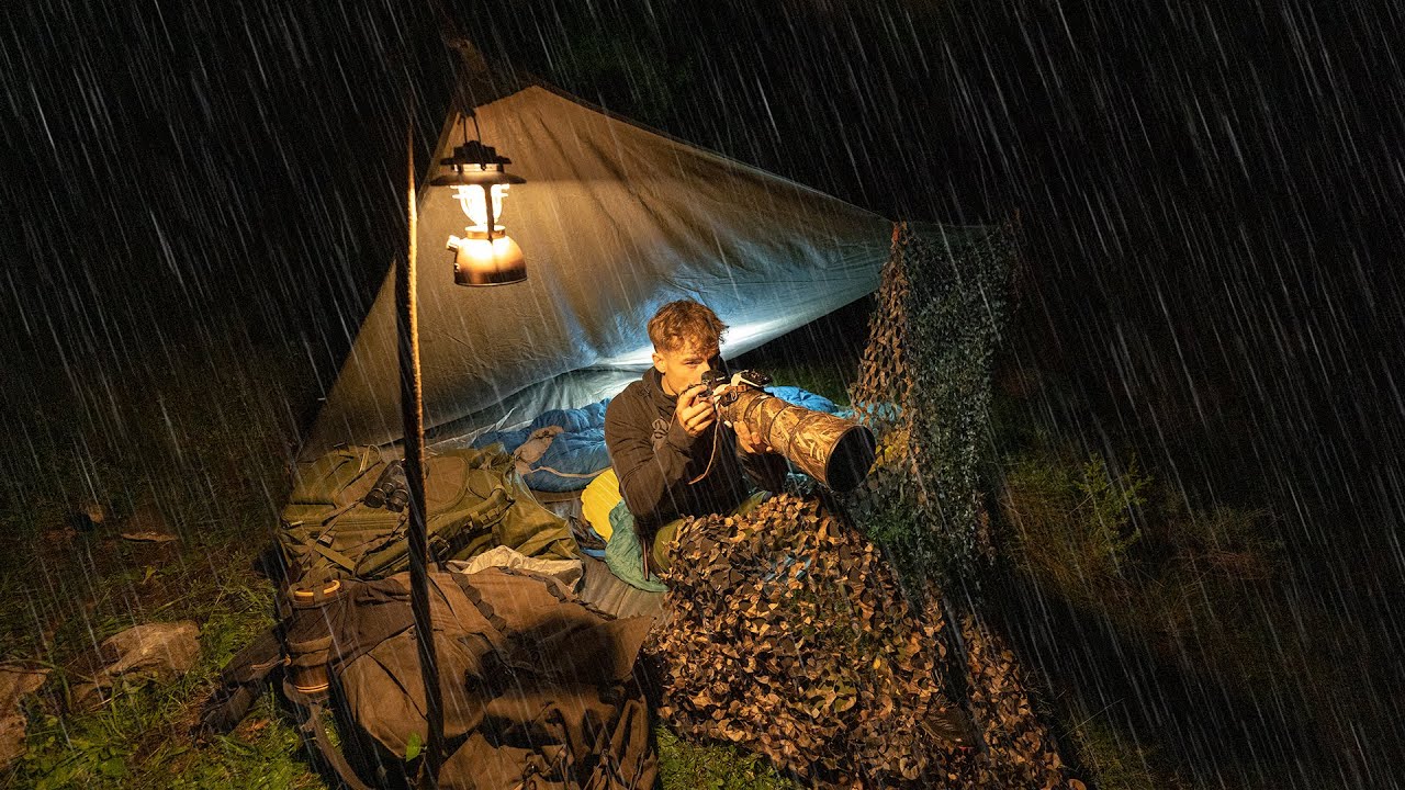 Vivac bajo una Tormenta, Cena calentita y Buscar Animales