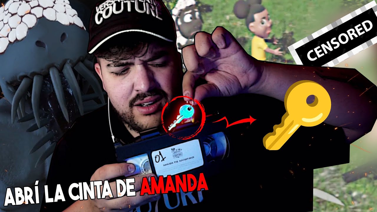 🔥... abrí una CINTA REAL de AMANDA THE ADVENTURER y quedé traumado 📼