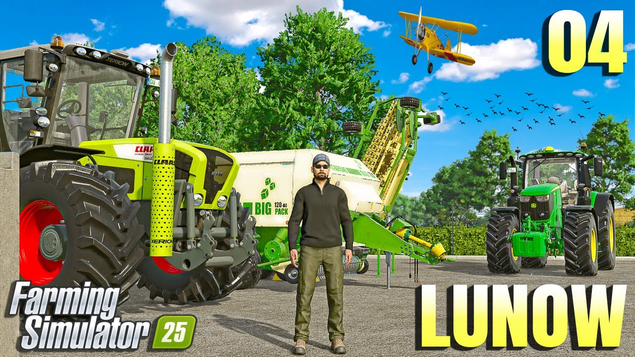 CRAZY FAST BALING & FIELD WORK! | Lunow | Farming Simulator 25 Ep 4