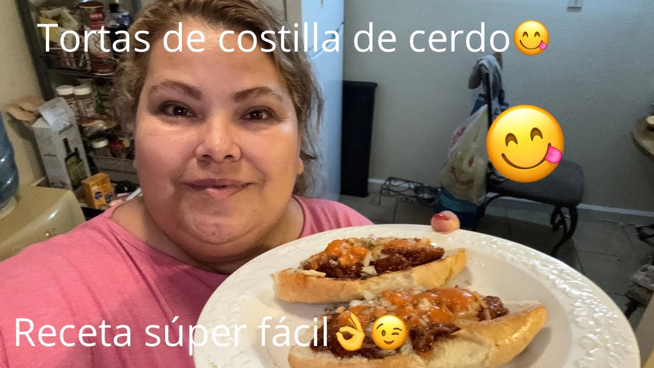 COMO HACER TORTAS DE COSTILLA DE CERDO😋PRÁCTICO Y SENCILLO😊👌