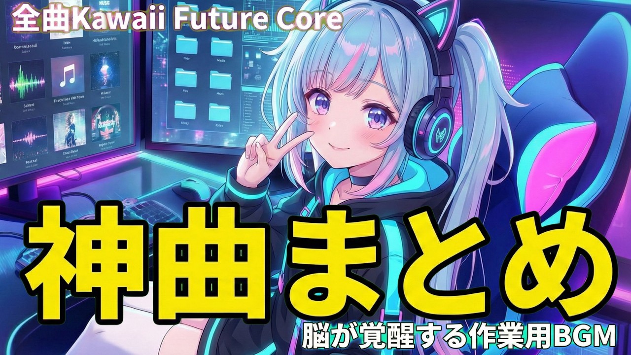 【神曲まとめ】癒やしの「Kawaii Future Core」最強メドレー 🎧 THE BEST OF KAWAII CORE [作業用BGM/勉強用]