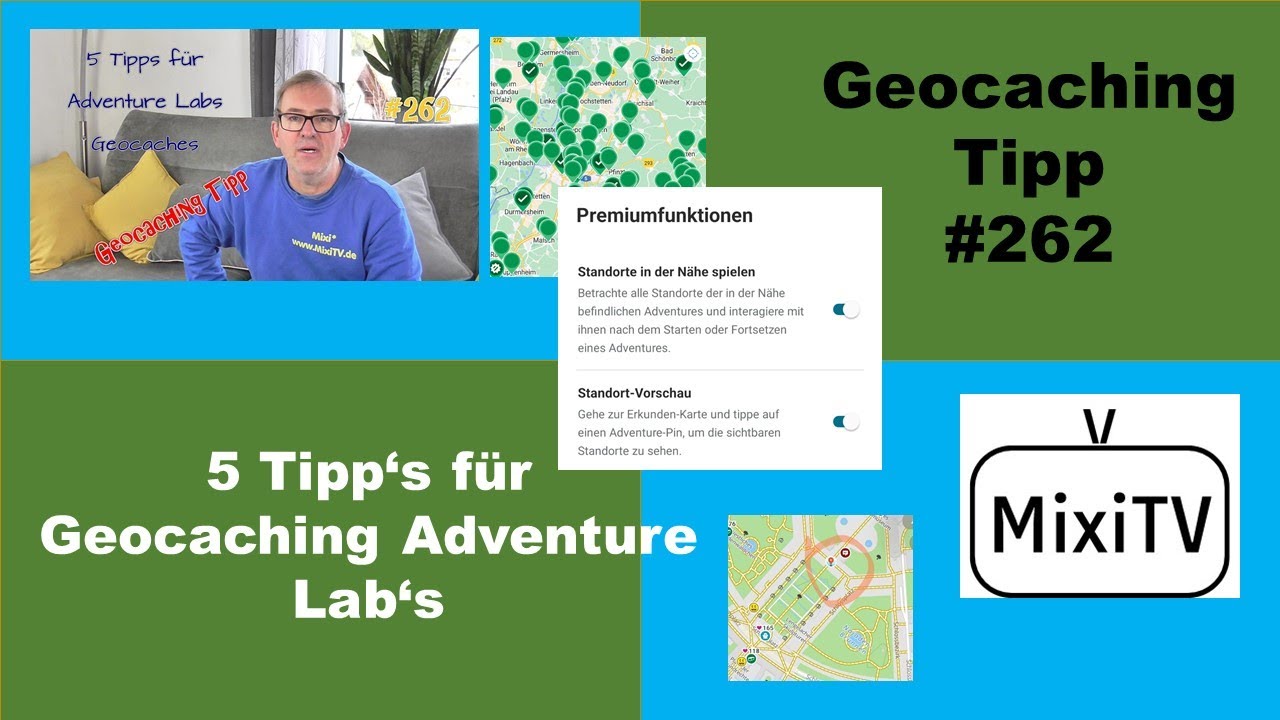 Geocaching Tipp 262 - 5 Tipps für Geocaching Adventure Lab - ALC