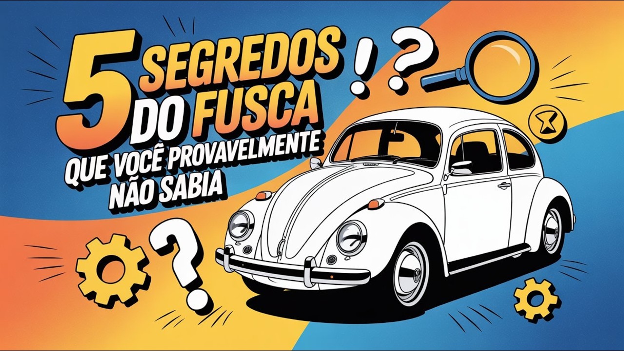 5 CURIOSIDADES do FUSCA Que VOCÊ NUNCA IMAGINOU !!