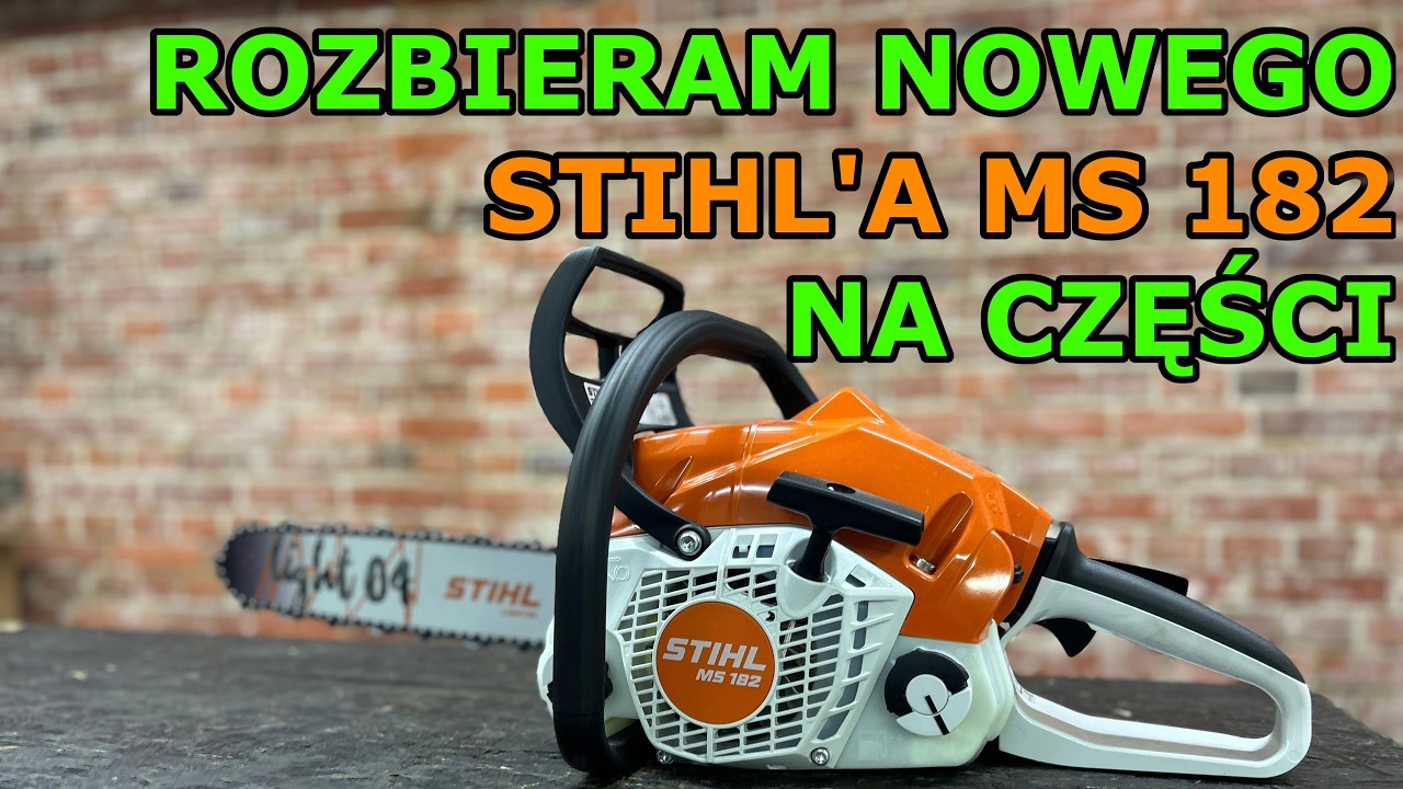 Jak rozebrać pilarkę Spalinową Stihl MS 162 / Stihl  MS172 / Stihl MS 182 Stihl MS 212  (lub złożyć)