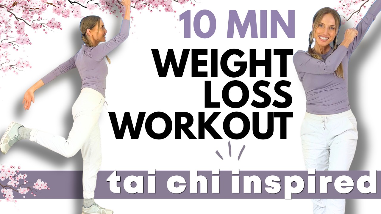 10-Minute Tai Chi Inspired Weight Loss Workout |  No Jumping & Joint Friendly - Lucy Wyndham-Read