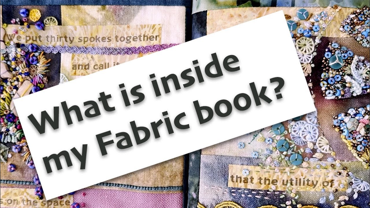 What is inside my fabric book?