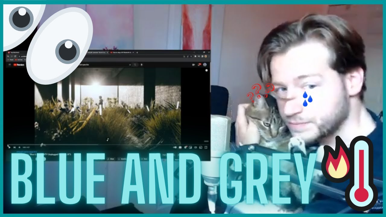First time seeing BLUE AND GREY by BTS!