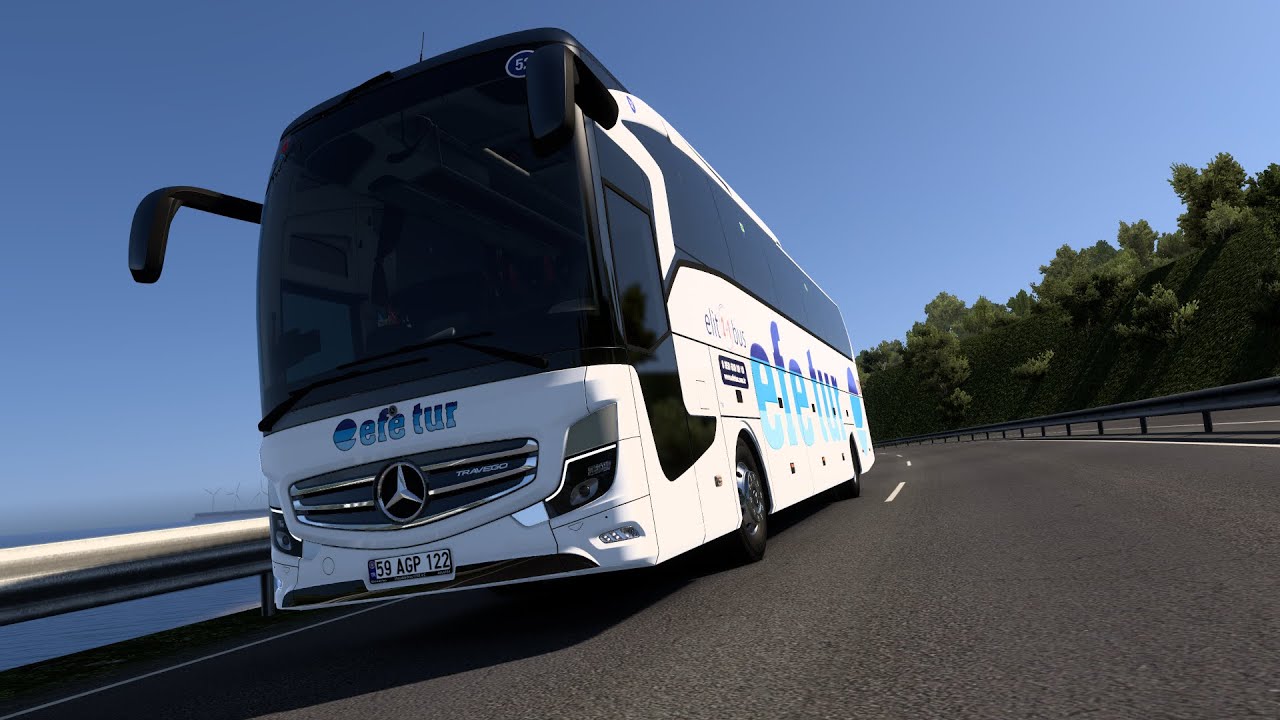 Ets 2-1.53|MB New Travego 16RHD|Nonstop Zonguldak-Kocaeli-Bursa|Efe Tur #ets2 #oyuncuyusbismap