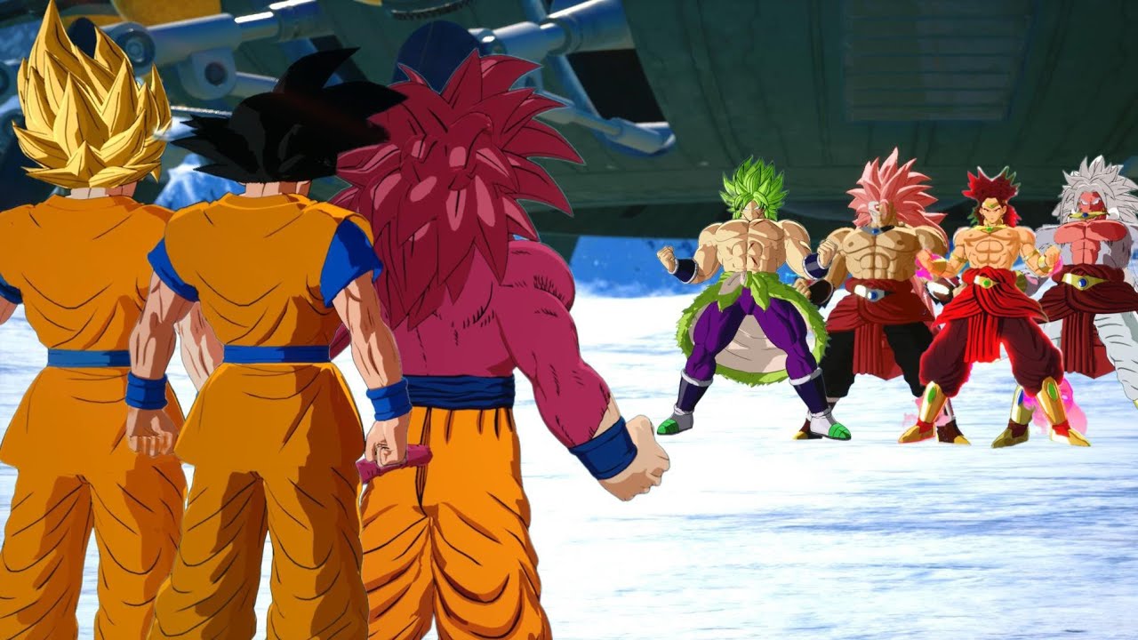Вариации Гоку Дайма против Броли! Dragon Ball Sparking ZERO