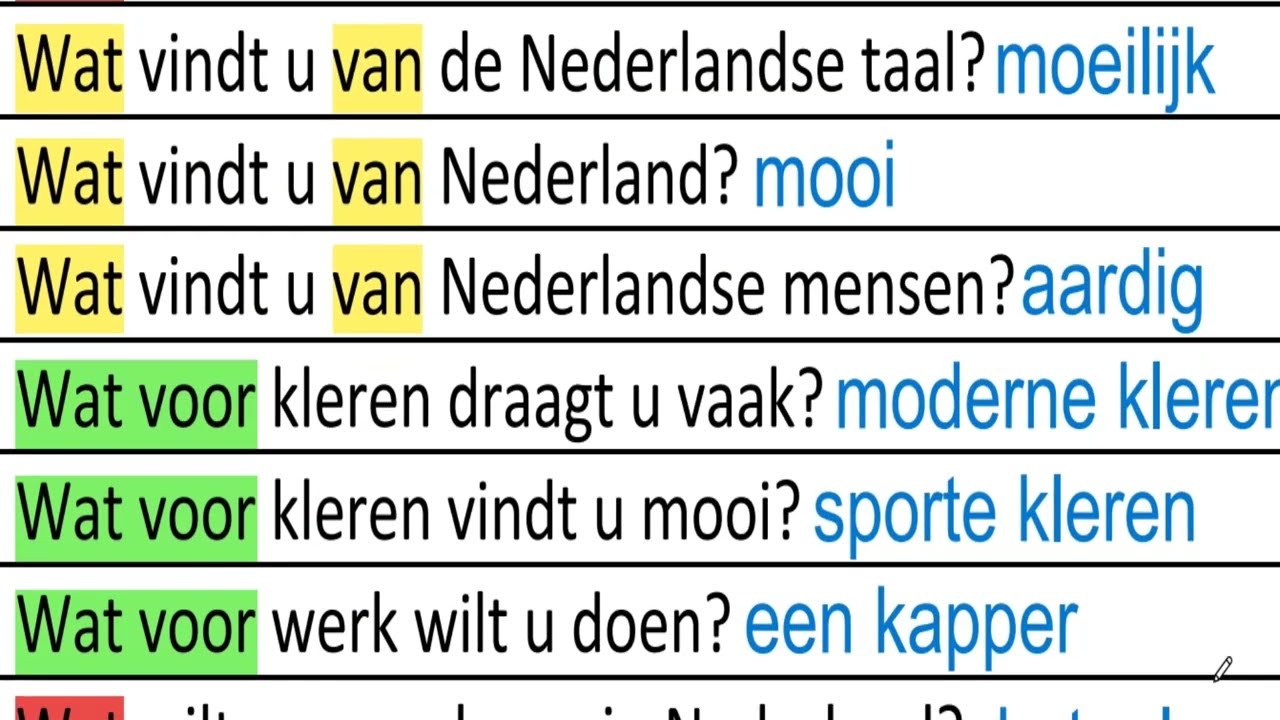 Spreken A1 | Vragen 2 الأسئلة الشخصية