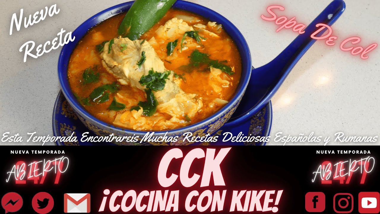 sopa de col - VARZA CU ZEAMA - SOPA DE COL RUMANA - COCINA CON KIKE | Col 🥣🥣