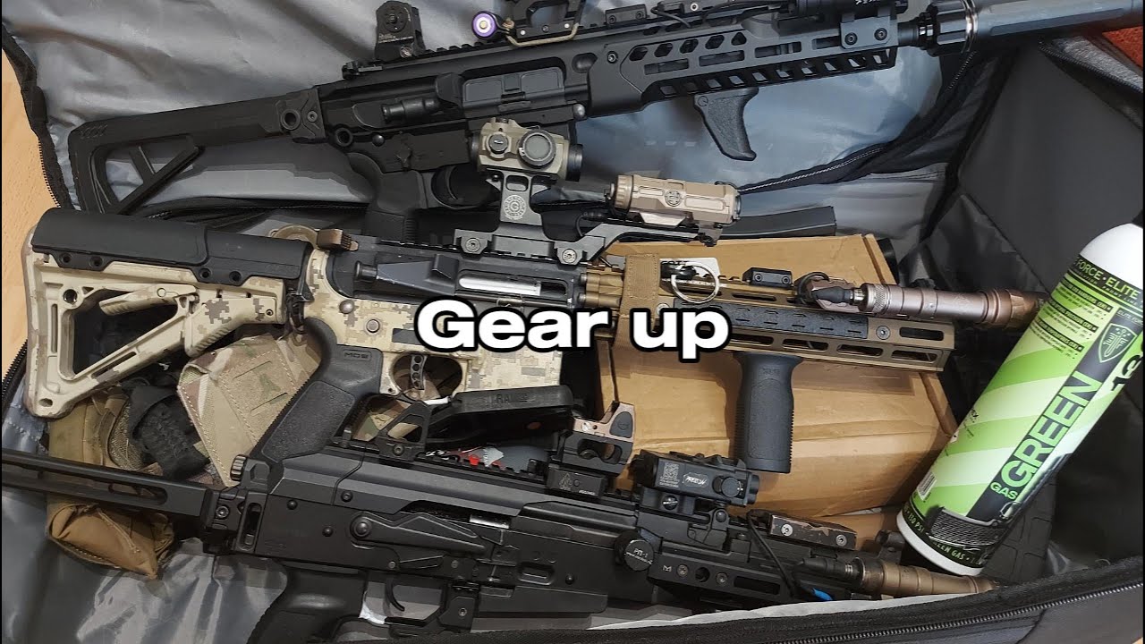 Airsoft - Gear Up // PTW systema,AKX Marui,Staccato/G17 & MCX Salvo MWS