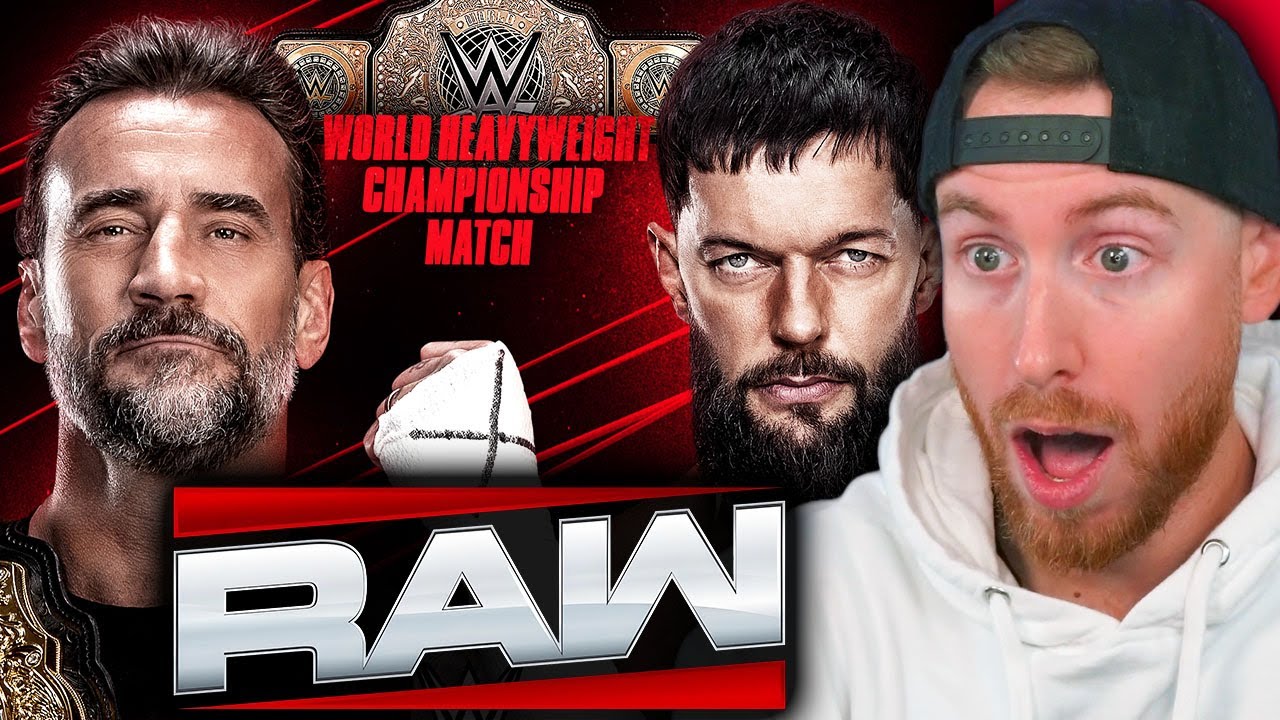 FINN BALOR VS CM PUNK WORLD TITLE MATCH!!! -  WWE RAW Live Stream January 19th 2026