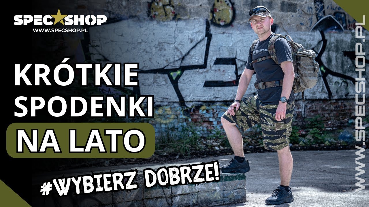 Spodenki Wojskowe HELIKON i M-TAC na LATO, Zobacz, które wybrać | SpecShop.pl