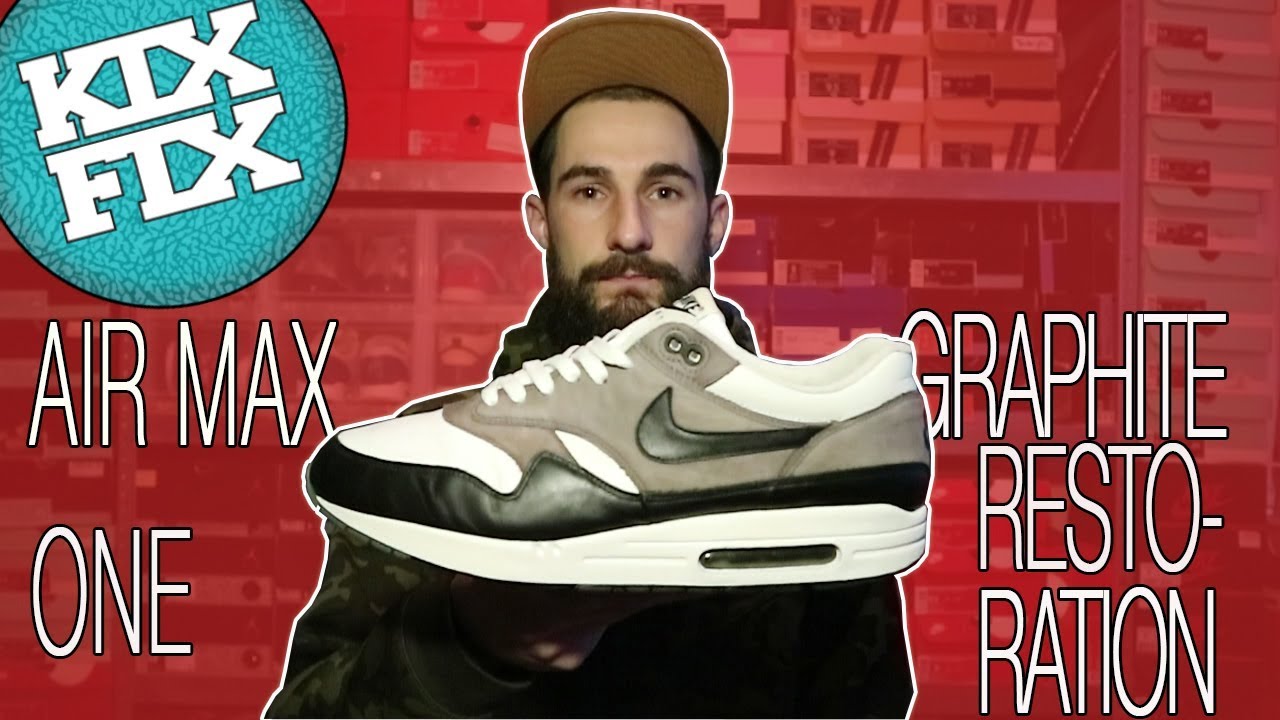 NIKE AIR MAX ONE 1 GRAPHITE RESTORATION #6 KIXFIX