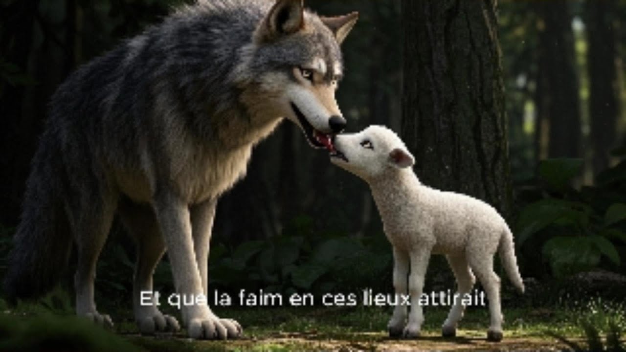 Le Loup et l’Agneau 🐺🐑 — Fable de La Fontaine expliquée pour les enfants avec sa morale