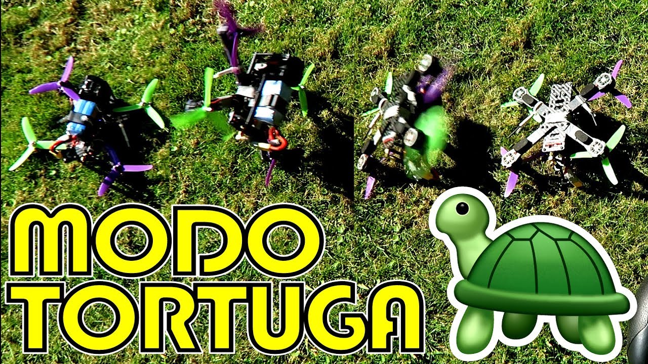 Cómo dar la vuelta a tu dron A DISTANCIA! | MODO TORTUGA | Betaflight 3.2