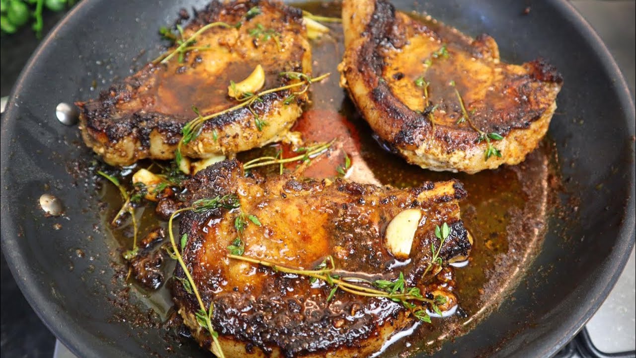 КАК ПРИГОТОВИТЬ САМЫЕ ВКУСНЫЕ СВИНЫЕ ОТБИВНЫЕ | ЖАРЕНЫЕ НА СКОВОРОДЕ JERK PORK CHOPS