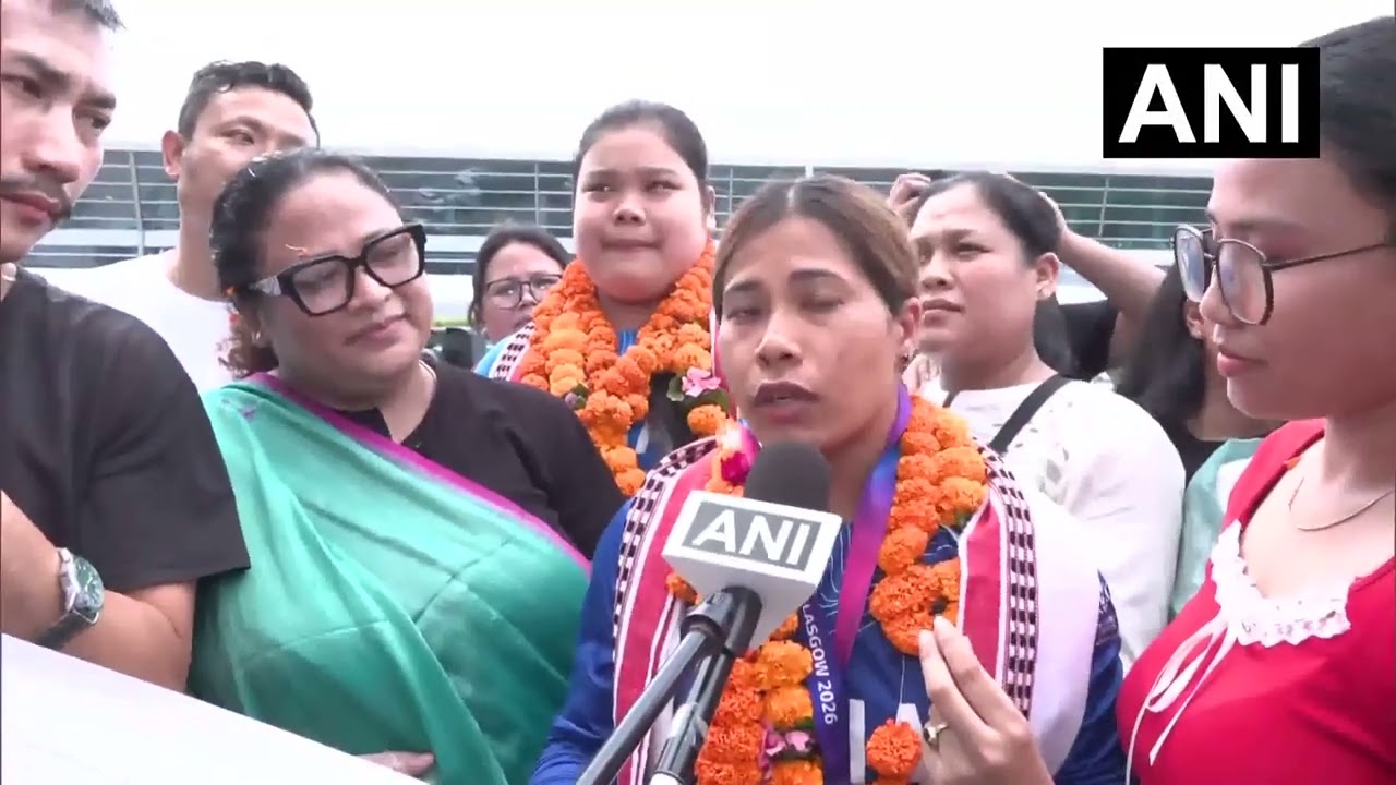 CWG 2026 Hero Bindyarani Devi Receives Grand Welcome, Targets Bigger Achievements