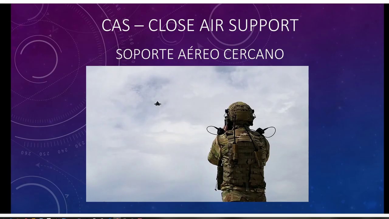 Presentaci&oacute;n CAS.  Apoyo A&eacute;reo Cercano