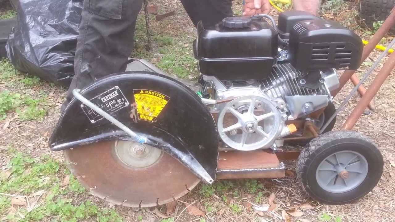 Homemade Cement Saw