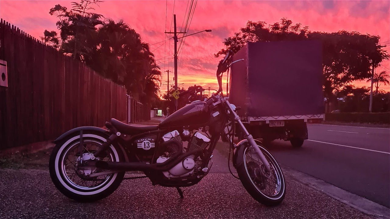 Yamaha virago ride along