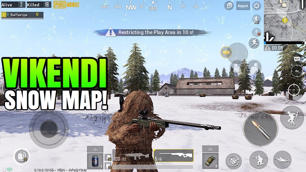VIKENDI Gameplay! - NEW SNOW MAP | PUBG Mobile