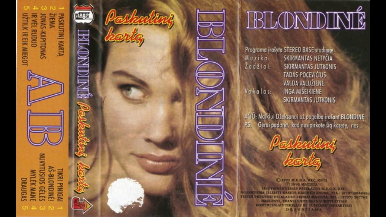 Blondinė - Paskutinį kartą