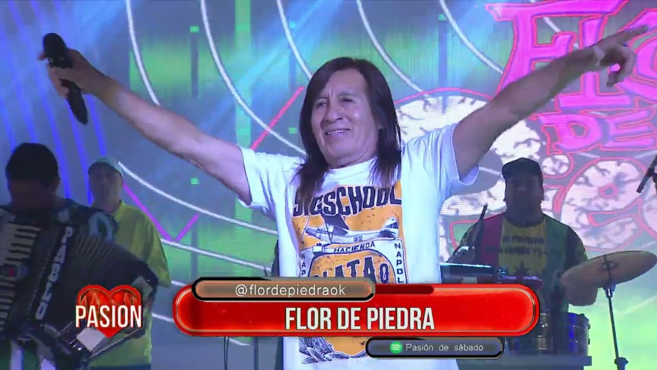 Flor de piedra en vivo en Pasión de Sábado 14 10 2023