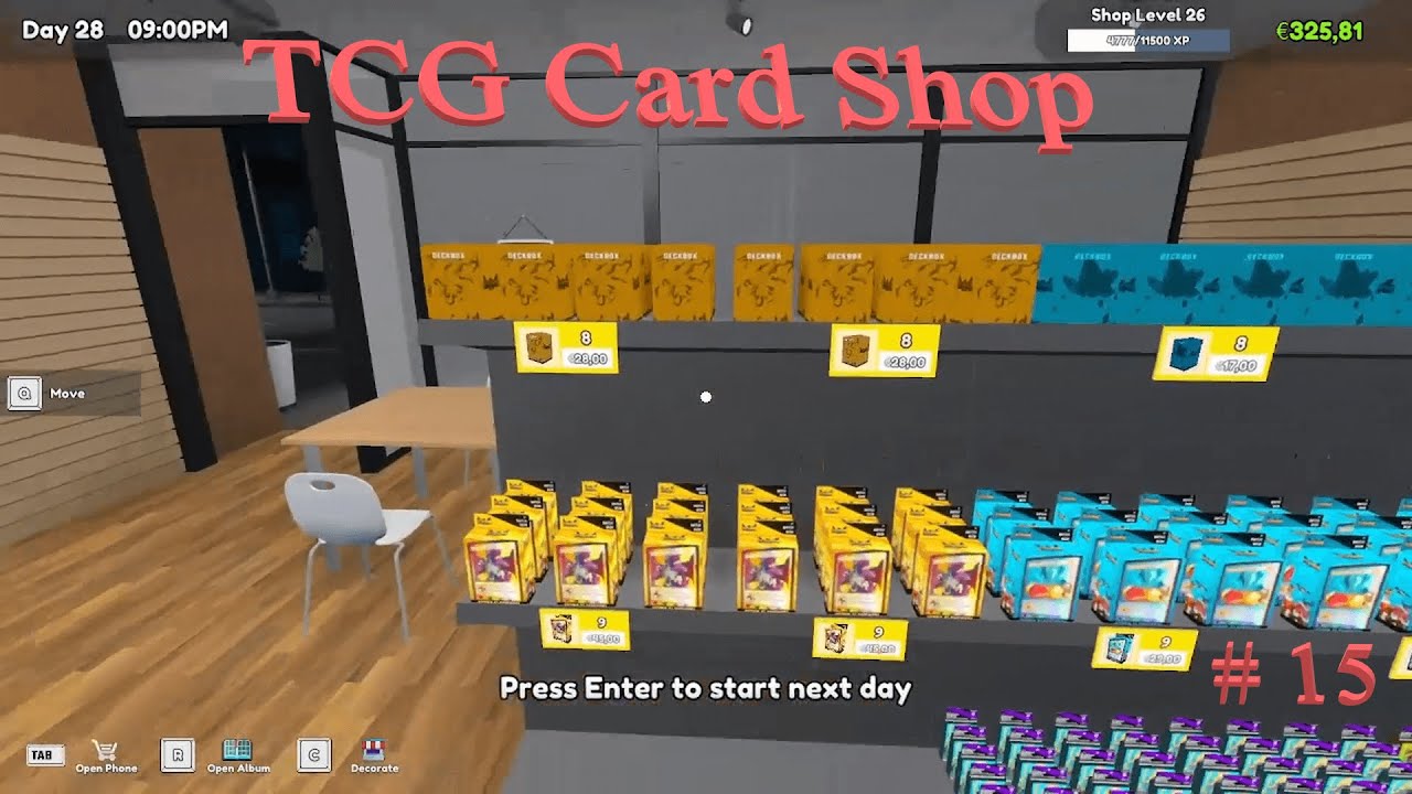 TCG Card Shop Simulator – Episode 15: Bigger Booster Boxes & Yellow Collection Begins! 🟡📦🏪