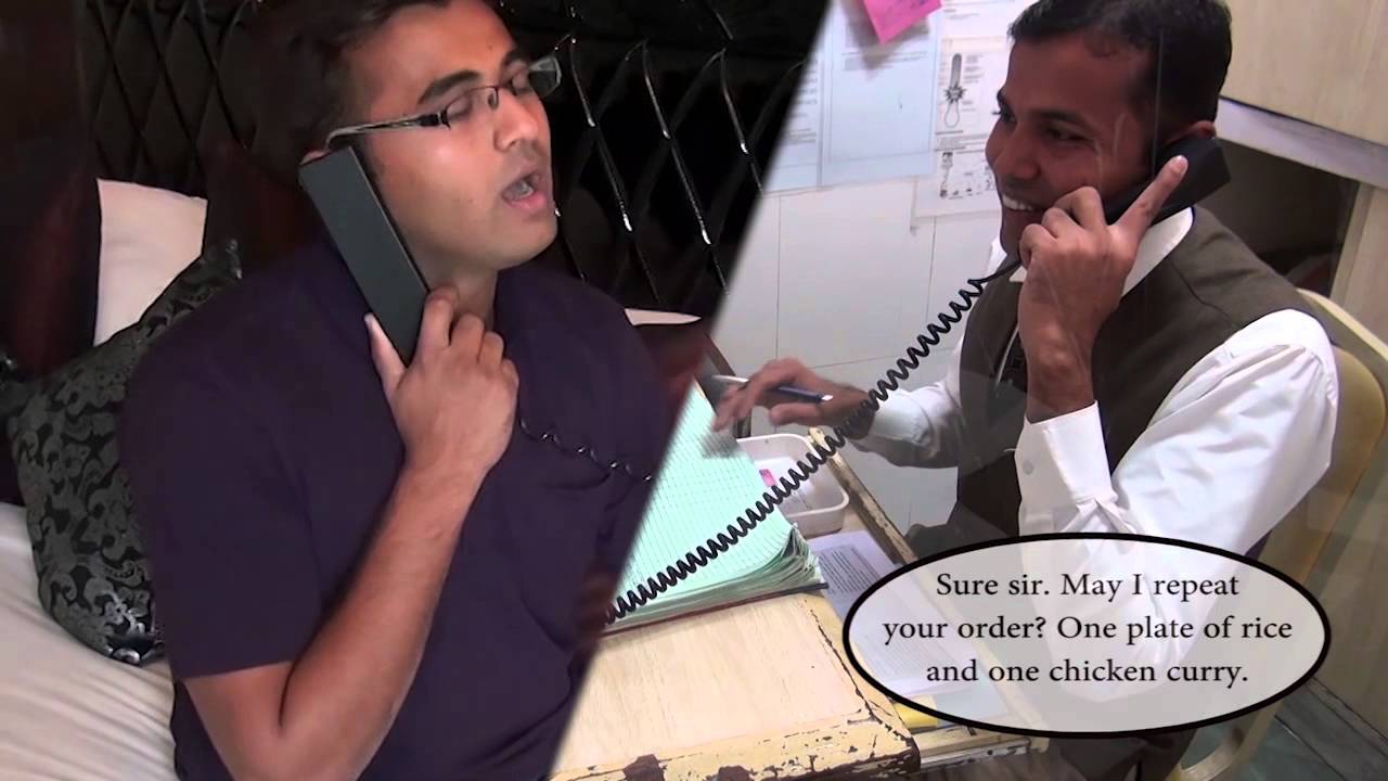 Taking an Order   Room Services