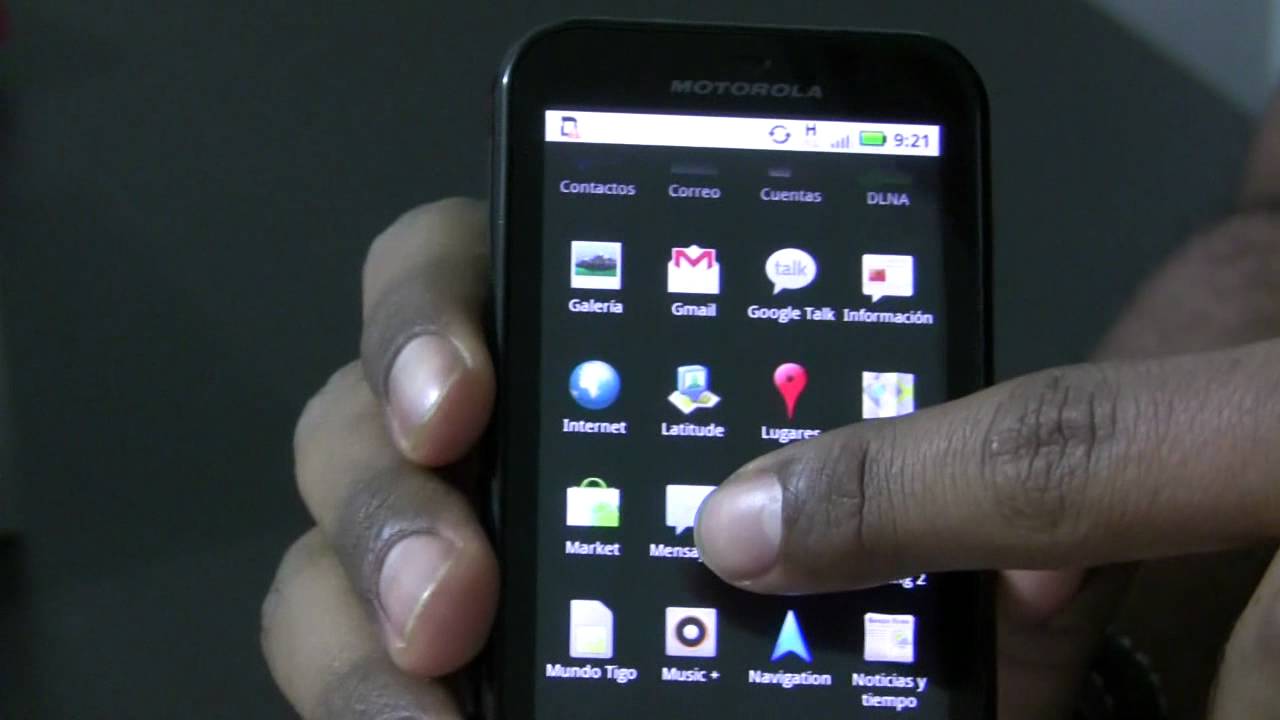 Motorola Defy: Configuracion Inicial HD