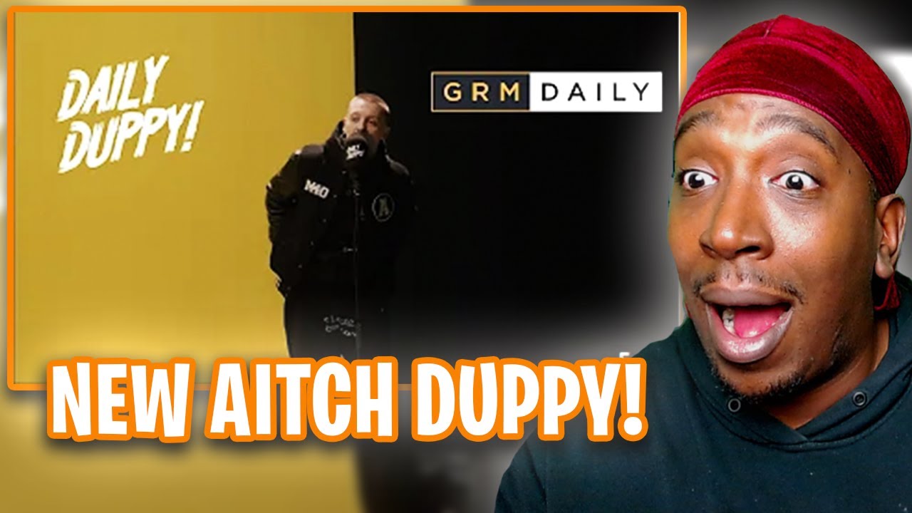American Reacts To Aitch - Daily Duppy | GRM Daily duppy