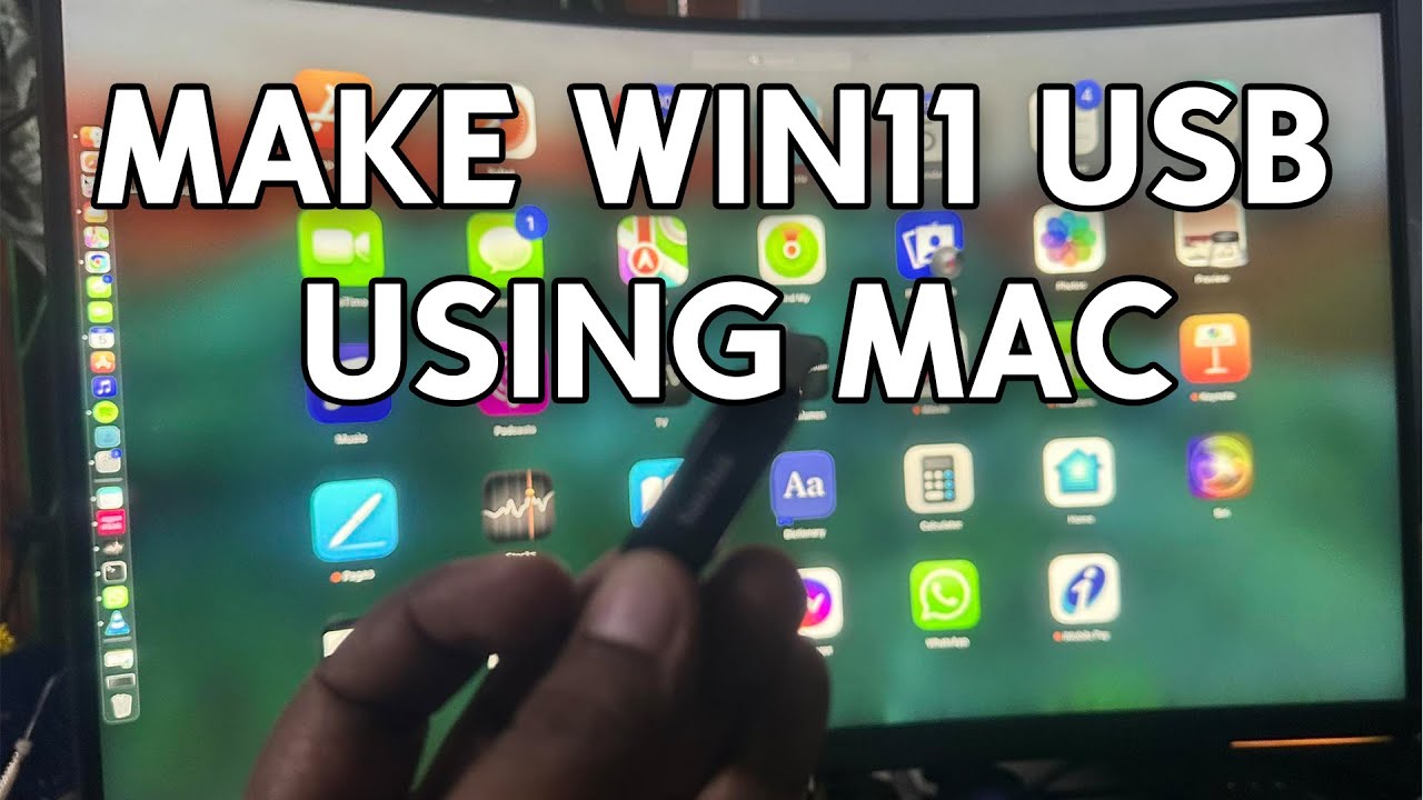 How To Create a bootable Windows 11 USB using MacOS