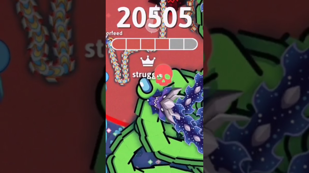 snake Struggle 🐍 snake game 🐍 snake.io 🐍 #shorts