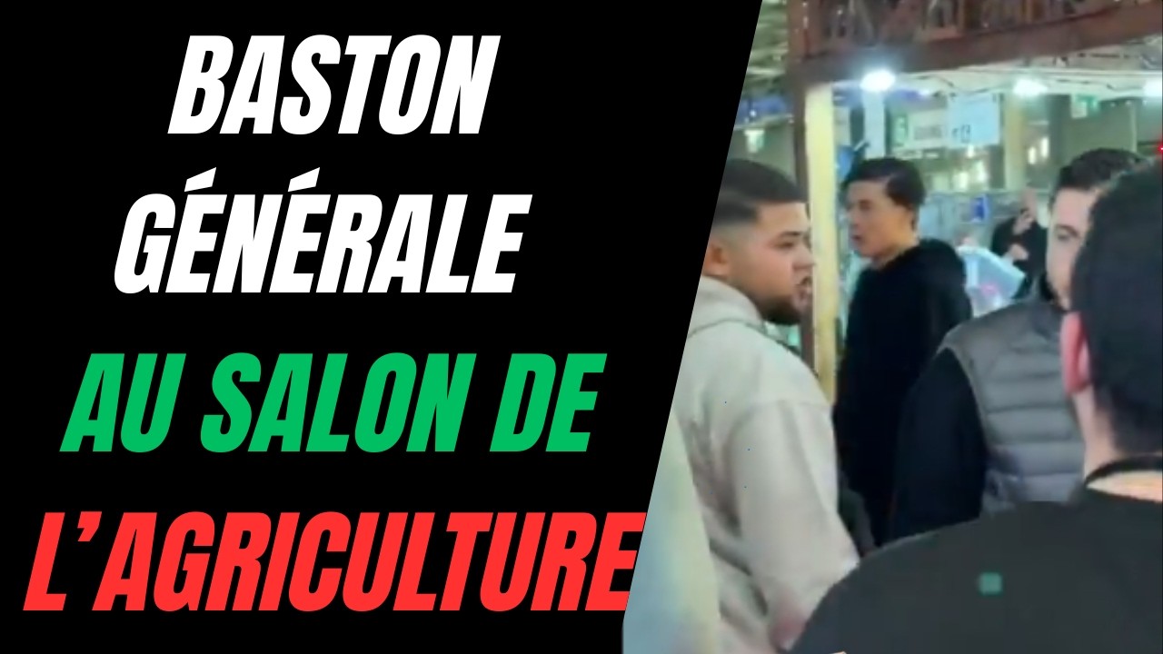 UNE BAGARRE GÉNÉRALE ÉCLATE AU SALON DE L’AGRICULTURE