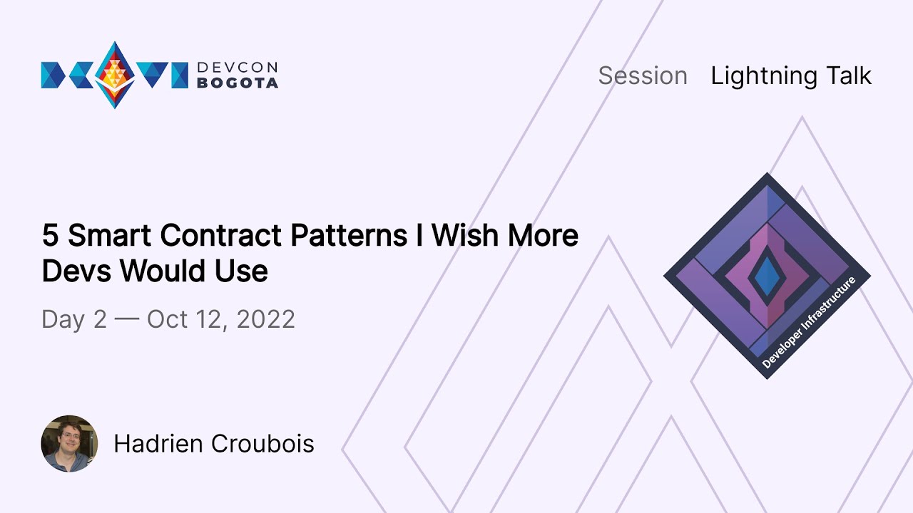 5 Smart Contract Patterns I Wish More Devs Would Use