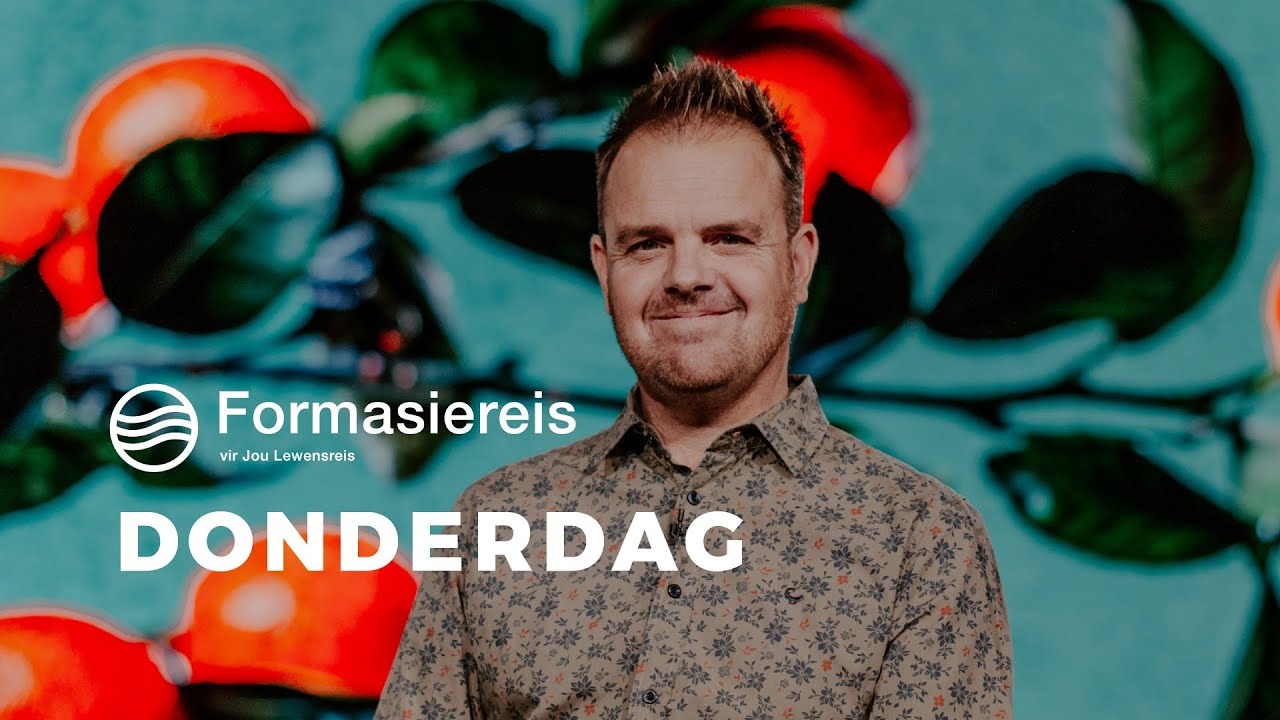 Donderdag | 7 November 2024 | Formasiereis: Dankbaarheid vir die gewone lewe